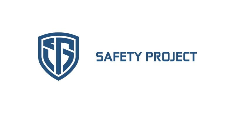 Logo Safert project na białym tle